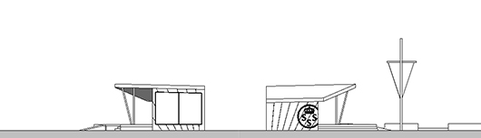 fasad från öster och väster fasad från öster och väster