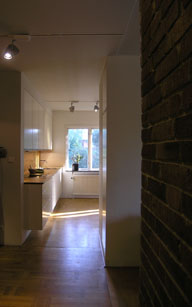 k&ouml;ket sett fr&aring;n hallen