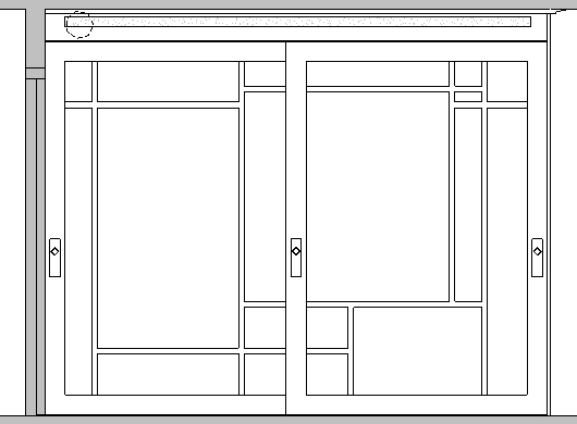 vy skjutd&ouml;rrar i glas och tr&auml;